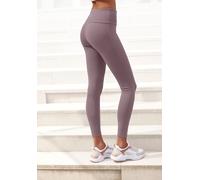 Leggings LASCANA Gr. 48/50, N-Gr, lila (mauve) Damen Hosen (77534016-48) mauve