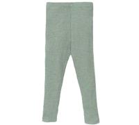 Leggings-Light Kinder-Strick-Hose | 100% Bio-Merinowolle | Frühjahr Sommer Herbst | Baby Kleinkind Kind Unisex | Made in Germany | GOTS IVN Zertifiziert | Jade Gr. 110-116