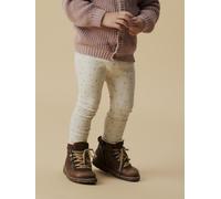 Leggings LIL' ATELIER "NMFGAGO SLIM LEGGING LIL NOOS", Mädchen, Gr. 116, N-Gr, turtledove aop:flower, Jersey, Obermaterial: 57% Baumwolle, 38% Lyocell, 5% Elasthan, bedruckt, slim fit lang, Hosen Legg