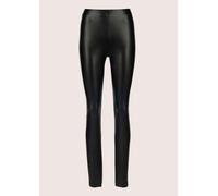 Leggings MADELEINE "Leggings Glanzvolle Stretch-Leggings in Leder-Optik", Damen, Gr. 40, N + K Gr, schwarz, Obermaterial: 95% Polyester PES. 5% Elasthan EL., Modern, normal, Hosen Leggings (57769804-4