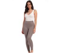 Leggings MAGIC BODYFASHION "Leather Look Legging", Damen, Gr. L, N-Gr, braun (espresso), Obermaterial: 62% Polyamid, 38% Elasthan. Futter: 54% Polyamid, 46% Elasthan, schmal lang, Hosen Leggings, hoch