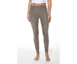 Leggings MEY "Wool Love", Damen, Gr. L/XL, N-Gr, deep taupe, Strick, Obermaterial: 70% Schurwolle, 30% Seide, lang, Hosen Leggings, Merinowoll-Anteil, leichter Glanz (47670945-L) deep taupe