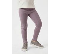 Leggings NAME IT "NMFJULIA LEGGING NOOS", Mädchen, Gr. 92, N-Gr, lila (elderberry), Web, Obermaterial: 100% Baumwolle, unifarben, normal knöchellang, Hosen Leggings (50212663-92) elderberry