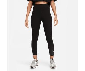 Leggings NIKE SPORTSWEAR "Nike Sportswear Classic Women's High-Waisted 7/8 Leggings", Damen, Gr. M, N-Gr, schwarz (schwarz, sail), Obermaterial: 47% Baumwolle, 41% Polyester, 12% Elasthan, Hosen Leggi