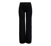 Leggings ONLY "ONLPAIGE LIFE MW WIDE PANT CC TLR", Damen, Gr. M (38), Länge 32, schwarz, Jersey, Obermaterial: 65% Viskose, 30% Polyester, 5% Elasthan, unifarben, weit normal, Hosen Leggings (99677209