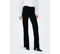 Leggings ONLY "ONLPAIGE LIFE MW WIDE PANT CC TLR", Damen, Gr. XS (34), Länge 32, schwarz, Jersey, Obermaterial: 65% Viskose, 30% Polyester, 5% Elasthan, unifarben, weit normal, Hosen Leggings (9967720