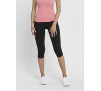 Leggings ONLY PLAY "ONPFOLD JAZZ TRAINING PANTS", Damen, Gr. S, N-Gr, schwarz, Jersey, Obermaterial: 92% Baumwolle, 8% Elasthan, unifarben, Hosen Leggings, mit breitem Umschlagbund (84031842-S) schwar