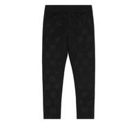 Leggings PHILIPP PLEIN "Monogram Verziert", Damen, Gr. 6, weite Kindergrößen, 0202, schwarz, schwarz, Obermaterial: 5% Elasthan, 95% Baumwolle, Hosen Leggings (75999636-6) 0202, schwarz, schwarz