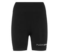 Leggings PLEIN SPORT "Leggings", Damen, Gr. L, US-Größen, schwarz (02, schwarz), Obermaterial: 92% Nylon, 8% Spandex, Hosen Leggings (64634504-L) 02, schwarz