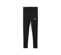 Leggings PUMA "ESS GRAPHIC ANIMAL LEGGINGS", Damen, Gr. XS, N-Gr, schwarz (puma schwarz), Jersey, Obermaterial: 100% Baumwolle, animal-print, schmal normal, Hosen Leggings (81361050-XS) puma schwarz