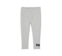 Puma ESS No. 1 Logo 3/4 Leggings Damen | Mit Logo Print | Light Gray Heather | Größe: XS Gray