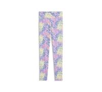 Leggings PUMA "Printed High-Waist Leggings Mädchen", Mädchen, Gr. 164, Normalgrößen, intense lavender lila, Obermaterial: 5% Elasthan, 95% Baumwolle, bedruckt, eng, Hosen Leggings (85836715-164) inten
