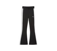 Leggings PUMA "T7 Ausgestellte Leggings Damen", Damen, Gr. L, Normalgrößen, schwarz, Obermaterial: 89% Polyester, 11% Elasthan; Seite: 89% Polyester, 11% Elasthan, unifarben, eng, Hosen Leggings (3745