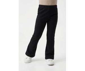 Leggings S.OLIVER JUNIOR, Mädchen, Gr. 146/152, N-Gr, schwarz, Web, Obermaterial: 72% Baumwolle, 23% Polyester, 5% Elasthan, unifarben, regular fit knöchellang, Hosen Leggings, mit elastischem Bund (5