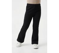 Leggings S.OLIVER JUNIOR, Mädchen, Gr. 170/176, N-Gr, schwarz, Web, Obermaterial: 72% Baumwolle, 23% Polyester, 5% Elasthan, unifarben, regular fit knöchellang, Hosen Leggings, mit elastischem Bund (5