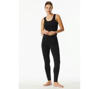 Leggings SCHIESSER "Invisible Soft Warming", Damen, Gr. 36, N-Gr, schwarz, Obermaterial: 60% Polyacryl, 30% Modal, 10% Elasthan, lang, Hosen Leggings, flache Nähte, wärmend (15607241-36) schwarz