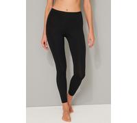 Leggings SCHIESSER "Personal Fit", Damen, Gr. XL, N-Gr, schwarz (000, schwarz), Single Jersey, Obermaterial: 55% Viskose, 25% Polyester, 20% Elasthan, unifarben, bequem lang, Hosen, mit optimaler Pass