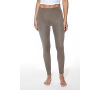Leggings MEY "Wool Love", Damen, Gr. XXS/XS, N-Gr, beige (deep taupe), Strick, Obermaterial: 70% Schurwolle, 30% Seide, lang, Hosen Leggings, Merinowoll-Anteil, leichter Glanz (47670945-XXS) deep taup