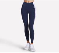 Leggings SKECHERS "GOWALK BLOCK FL HW LEGGING", Damen, Gr. XXL (50/52), N-Gr, blau (coastal breeze), Obermaterial: 88% Nylon, 12% Elasthan, Hosen Leggings, sportlicher Stil, für Fitness, für sportlich