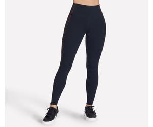 Leggings SKECHERS "GOWALK FL HW CHEETAH LEGGING", Damen, Gr. L, N-Gr, braun, Obermaterial: 88% Nylon, 12% Elasthan, Hosen Leggings (44921846-L) braun