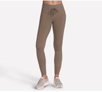 Leggings SKECHERS "THE GOWALK RIB MIX JOGGER", Damen, Gr. 3XL, N-Gr, grau, Obermaterial: 88% Nylon, 12% Elasthan, Hosen Leggings (40797614-XXXL) grau