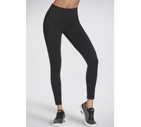 Leggings SKECHERS "Women's High Waisted Legging", Damen, Gr. XL (46/48), N-Gr, schwarz, Obermaterial: 88% Nylon, 12% Elasthan, Hosen Leggings, mit Handytasche, atmungsaktives Material, schnell trockne