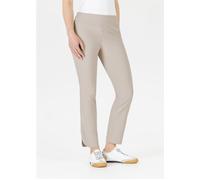Leggings STEHMANN, Damen, Gr. 44, N-Gr, kalk,124, Obermaterial: 60% Viskose, 25% Polyamid, 11% sonstige Fasern, 4% Elasthan, gepunktet, regular fit knöchelfrei, Hosen Leggings, im gepunktetem Muster (