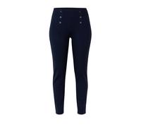 Leggings STOOKER WOMEN "SIENNA Jerseyhose", Damen, Gr. 36/38, blau (navy blazer), Jersey, 67% Viskose, 27% Polyamid, 6% Elasthan, eng lang, Hosen Leggings, Damenhose Slim Fit Knitterfreie Jersey für D
