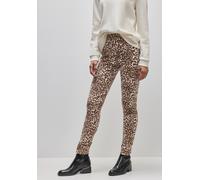 Leggings STREET ONE, Damen, Gr. 36, braun (creamy braun), Web, 95% Baumwolle, 5% Elasthan, skinny fit normal, Hosen Leggings, aus Baumwolle mit Stretchanteil (87440234-36) creamy braun