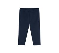 Leggings TRIGEMA "TRIGEMA Leggings aus Baumwolle/Elastan", Mädchen, Gr. 140, Normalgrößen, blau (navy), 95% Baumwolle, 5% Elasthan, Basic, Hosen (81072705-140) navy