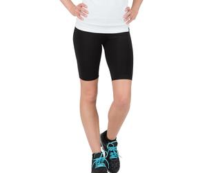 Leggings TRIGEMA "TRIGEMA Sport-Hose", Damen, Gr. XS, US-Größen, schwarz, Mikrofaser, 85% Polyester (Bioactive), 15% Elastan, Basic, Hosen Leggings (404441-XS) schwarz