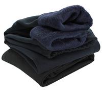 Leggings TUPTAM "Leggings Mädchen Winter Leggings 2er PACK Gefüttert", Mädchen, Gr. 140, N-Gr, blau (2er pack schwarz, dunkelblau), Obermaterial: 62% Polyester PES. 34% Baumwolle CO. 4% Elasthan EL., 