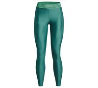Leggings Under Armour Women's HeatGear Branded Waistband - coastal teal/birdie green - Grün (S)