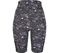 Leggings URBAN CLASSICS "Urban Classics Damen", Damen, Gr. XS, US-Größen, schwarz-weiß (schwarzuniverse), 77% Polyester, 23% Elasthan, slim fit, Hosen Leggings (81363243-XS) schwarzuniverse