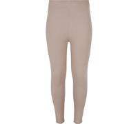 Leggings URBAN CLASSICS "Urban Classics Damen Girls High Waist Jersey Leggings", Mädchen, Gr. 146/152, Normalgrößen, duskrose, 95% Baumwolle, 5% Elasthan, unifarben, slim fit, Hosen Leggings (66314740