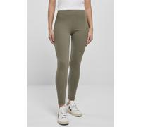 Urban Classics Ladies High Waist Jersey Leggings in Gr. 4XL in Olive