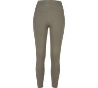 Leggings URBAN CLASSICS "Urban Classics Damen Ladies High Waist Jersey Leggings" Gr. XS, US-Größen, grün (olive) Damen Hosen (15326665-XS) olive