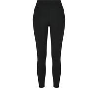 Leggings URBAN CLASSICS "Urban Classics Damen Ladies Highwaist Shiny Stripe Leggings", Damen, Gr. S, US-Größen, schwarz, schwarz, 80% Polyamid, 20% Elasthan, unifarben, skinny fit, Hosen Leggings (209