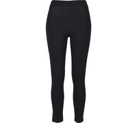 Leggings URBAN CLASSICS "Urban Classics Damen Ladies Lace Striped Leggings", Damen, Gr. 4XL, US-Größen, schwarz, 95% Baumwolle, 5% Elasthan, gestreift, slim fit, Hosen Leggings (15449502-4XL) schwarz