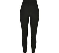 Leggings URBAN CLASSICS "Urban Classics Damen Ladies Rib Knit Leggings", Damen, Gr. 5XL, US-Größen, schwarz, 35% Polyacryl, 35% Viskose, 30% Polyamid, unifarben, slim fit, Hosen Leggings (24537631-5XL