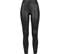Urban Classics Ladies Imitation Leather Leggings Black 5XL