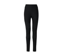 Leggings URBAN CLASSICS "Urban Classics Damen Ladies Tech Mesh Rib Leggings", Damen, Gr. S, US-Größen, schwarz, 86% Polyamid, 14% Elasthan, unifarben, slim fit, Hosen Leggings (54243024-S) schwarz