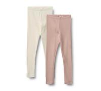 Leggings WHEAT "WHEAT 2 Leggings Jules", Mädchen, Gr. 116, Normalgrößen, rose powder, 95% Baumwolle (Bio), 5% Elasthan, unifarben, slim fit, Hosen Leggings (85351344-116) rose powder