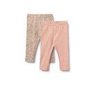 Leggings WHEAT "WHEAT 2 Leggings Jules", Mädchen, Gr. 74, lila flower meadow, 92% Baumwolle (Bio), 8% Elasthan, unifarben, normal, Hosen Leggings (39241532-74) lila flower meadow