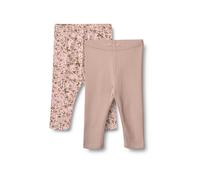 Leggings WHEAT "WHEAT 2 Leggings Jules", Mädchen, Gr. 86, rose powder flowers, 95% Baumwolle (Bio), 5% Elasthan, geblümt, normal, Hosen Leggings (44513421-86) rose powder flowers