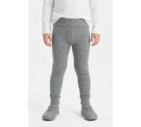 Leggings WHEAT "Wool Leggings Agi", Mädchen, Gr. 98, N-Gr, grau (melange grau), Jersey, Obermaterial: 100% Wolle, meliert, figurbetont knöchellang, Hosen Leggings (65149459-98) melange grau