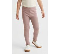 Leggings WHEAT "Wool Leggings Agi", Mädchen, Gr. 98, N-Gr, rosa (dry rose), Jersey, Obermaterial: 100% Wolle, unifarben, figurbetont knöchellang, Hosen Leggings (76039436-98) dry rose