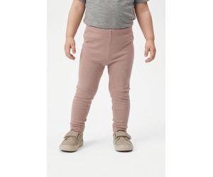 Leggings WHEAT "Wool Leggings Agi", Mädchen, Gr. 98, N-Gr, rosa (dry rose), Jersey, Obermaterial: 100% Wolle, unifarben, figurbetont knöchellang, Hosen Leggings (76039436-98) dry rose