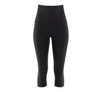 Leggings WINSHAPE "3/4 Functional Comfort HWL212C", Damen, Gr. XS, Normalgrößen, schwarz, 85% Polyester, 15% Elasthan, Hosen Leggings, High Waist (79323928-XS) schwarz