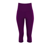 WINSHAPE Damen Functional Comfort High Waist 3/4-Tights HWL217C (HWL217C) S dark plum